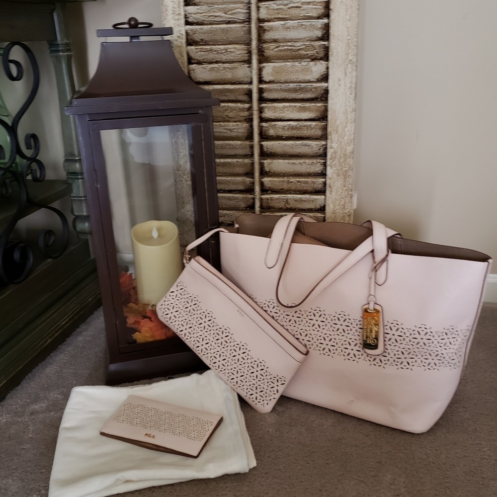 💯 Ralph Lauren Tote Bag W/Accessories 👛
